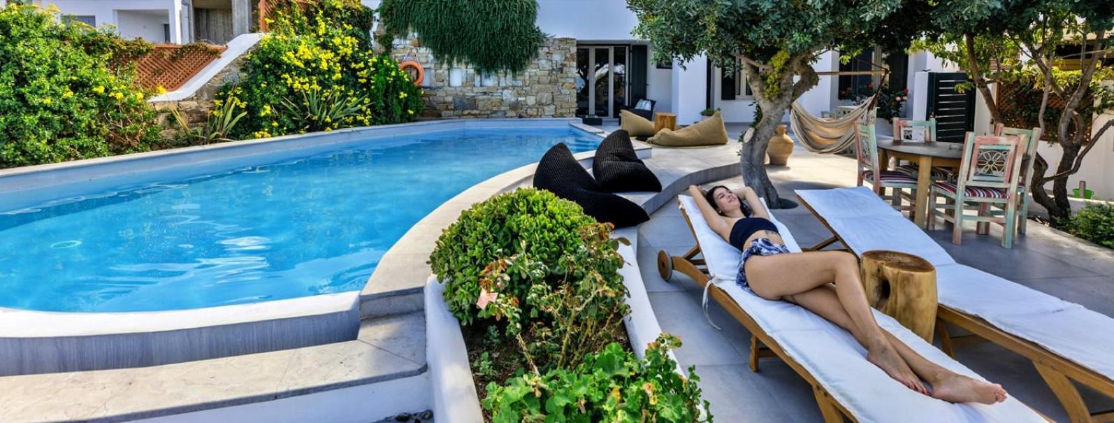Villa Paradise In Naxos Pláka Chambre photo